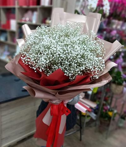 Букет цветов из: Гипсофила в Булгаково Башкортостан