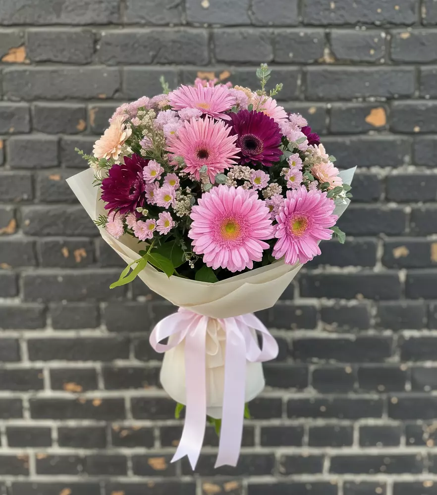 Букет цветов из: Герберы и Хризантемы в Булгаково Башкортостан