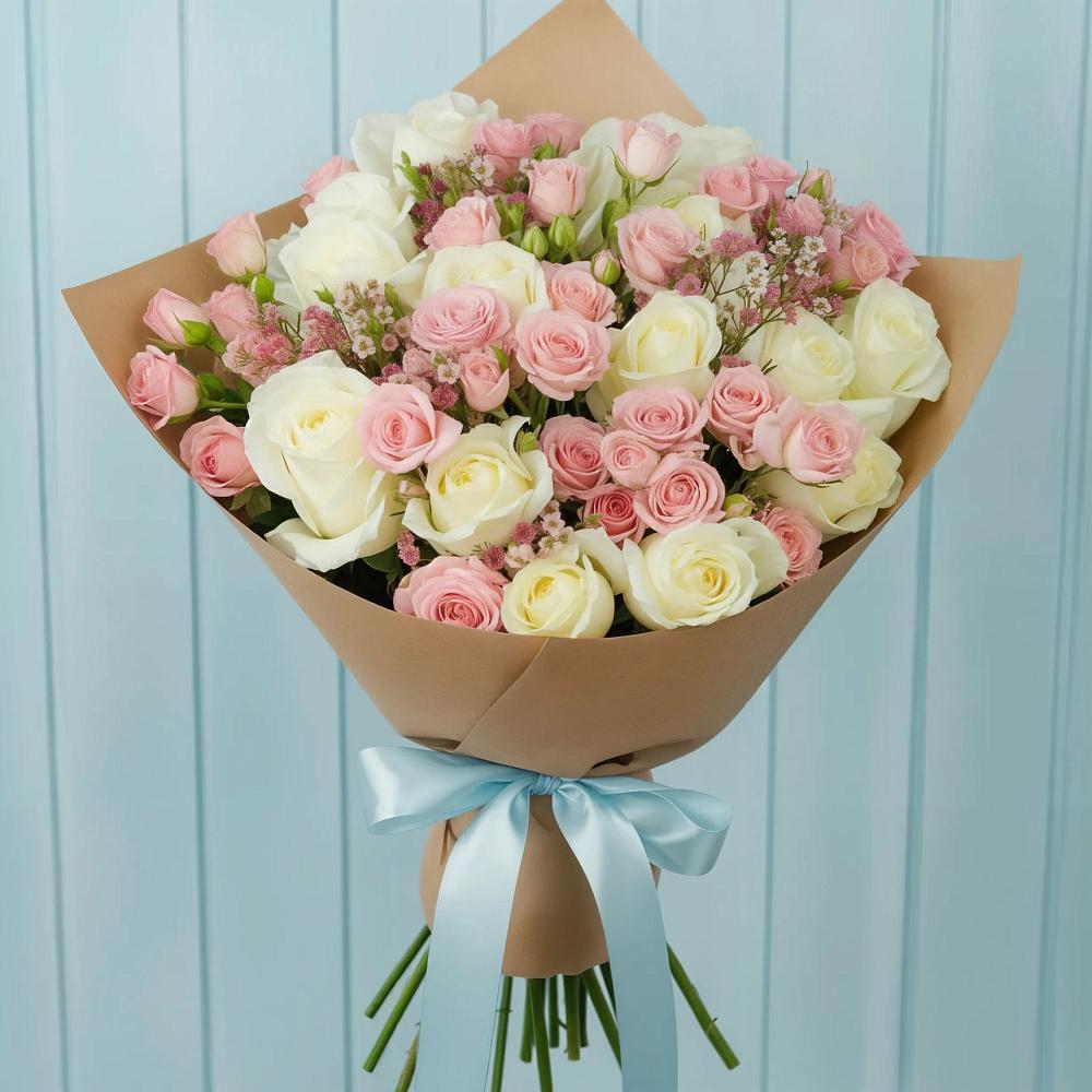 Букет цветов из: Розы в Булгаково Башкортостан