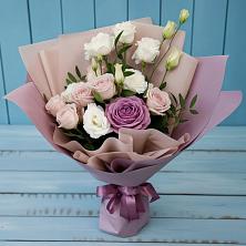 Букет цветов из:  Розы и Лизиантусы в Булгаково Башкортостан