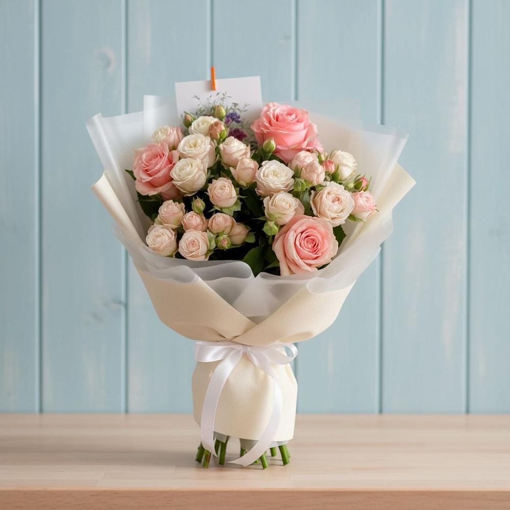 Букет цветов из: Розы в Булгаково Башкортостан