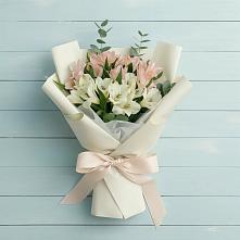 Букет цветов из:  Альстромерии в Булгаково Башкортостан
