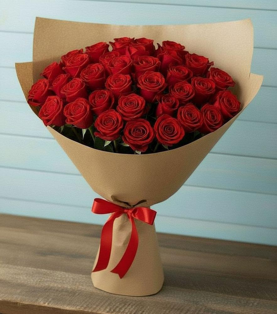 Букет Красные розы Милано в Булгаково Башкортостан
