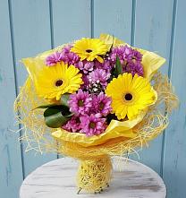 Букет цветов из:  Хризантемы и Герберы в Булгаково Башкортостан