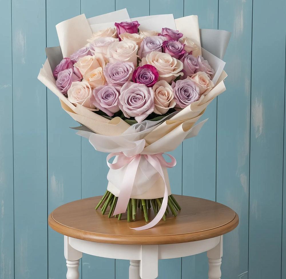 Букет цветов из: Розы в Булгаково Башкортостан