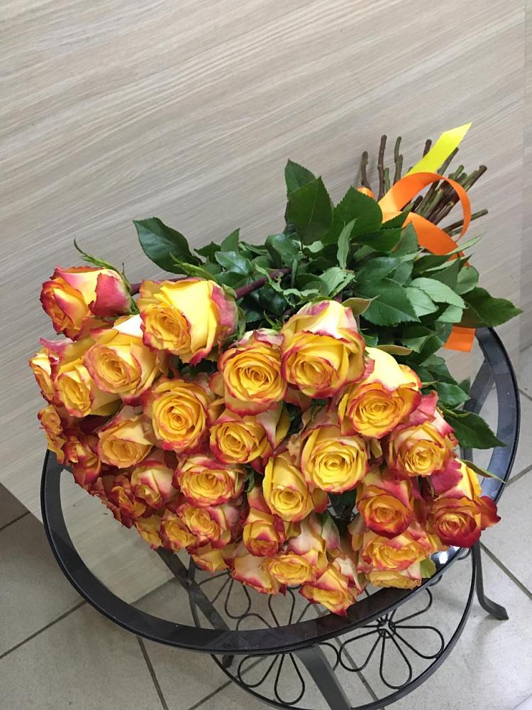 Букет Желтые розы в Булгаково Башкортостан