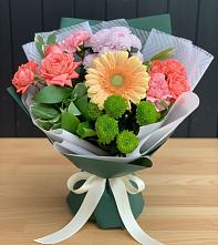 Букет цветов из:  Гвоздики, Розы, Герберы и Хризантемы в Булгаково Башкортостан