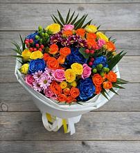 Букет цветов из:  Розы и Хризантемы в Булгаково Башкортостан