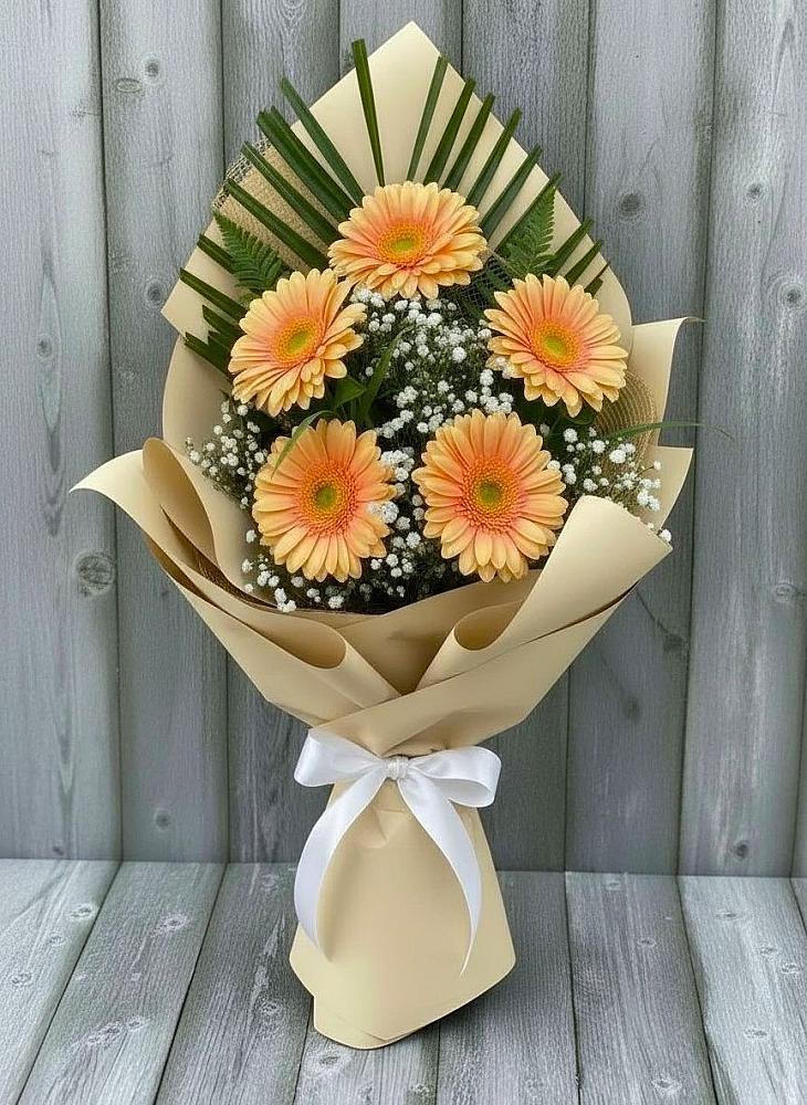 Букет цветов из: Герберы в Булгаково Башкортостан
