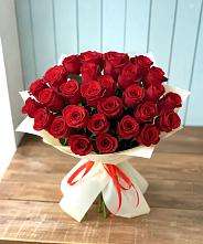 Букет 29 Красных роз в Булгаково Башкортостан