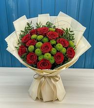 Букет цветов из:  Розы и Хризантемы в Булгаково Башкортостан