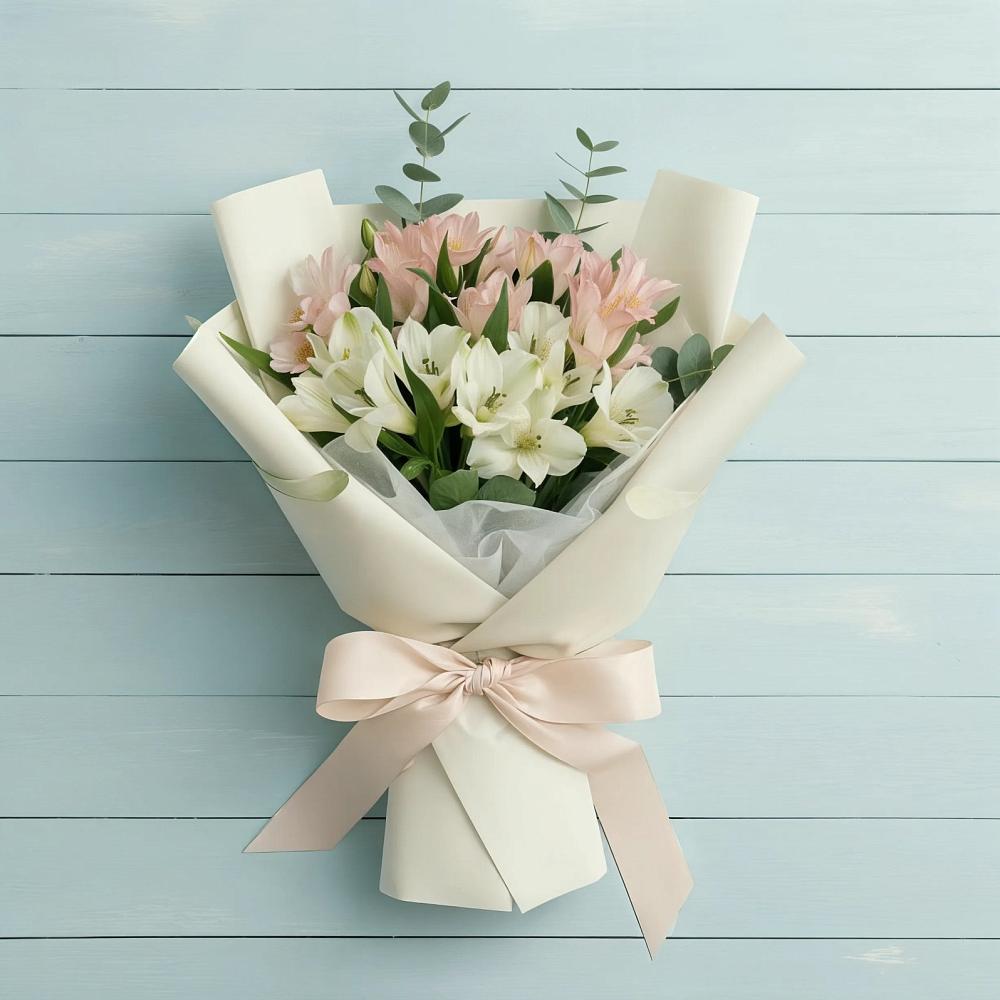 Букет цветов из: Альстромерии в Булгаково Башкортостан