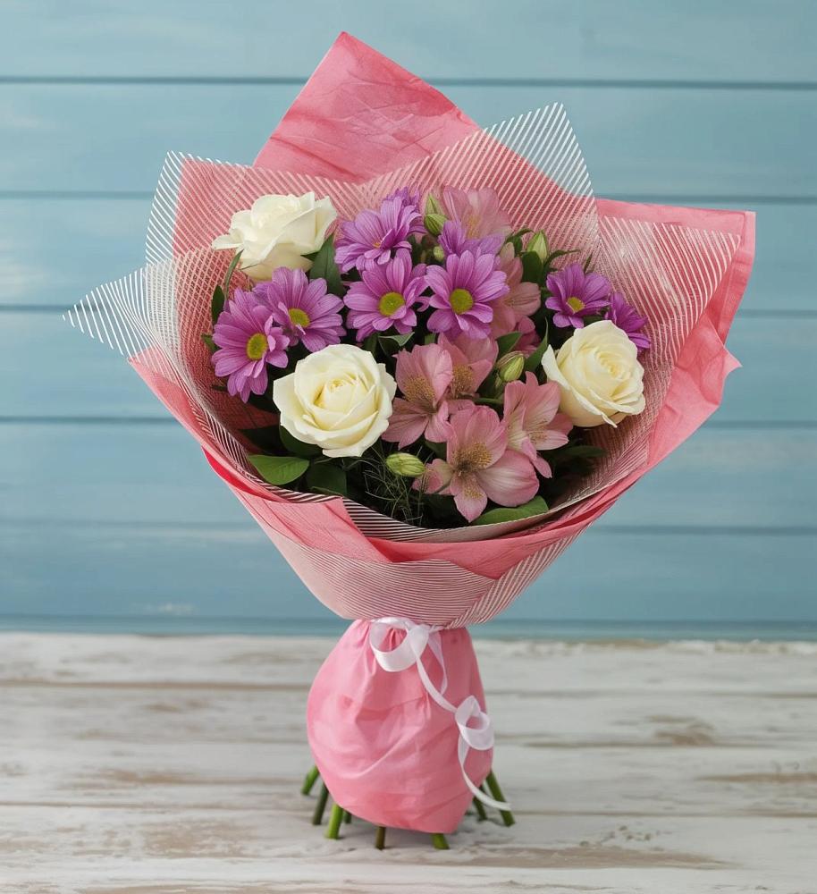 Букет цветов из: Герберы в Булгаково Башкортостан