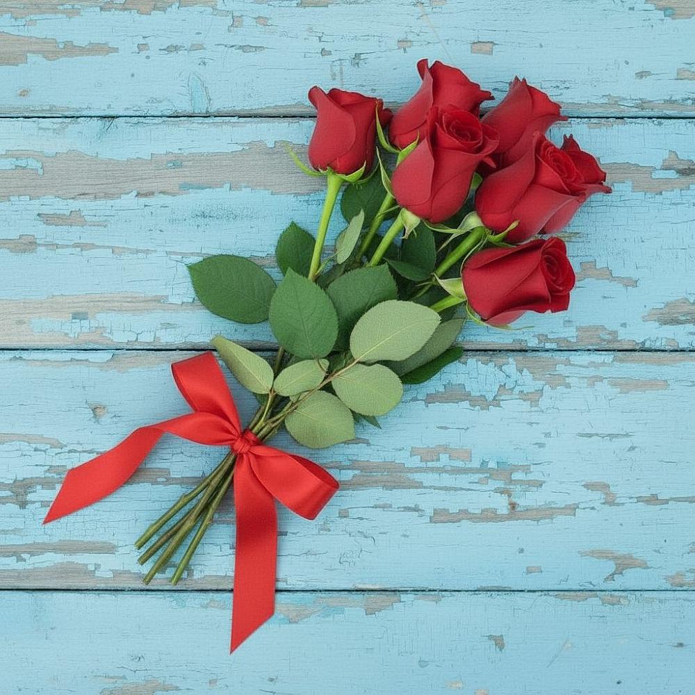 Букет Красные розы в Булгаково Башкортостан