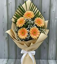 Букет цветов из:  Герберы в Булгаково Башкортостан