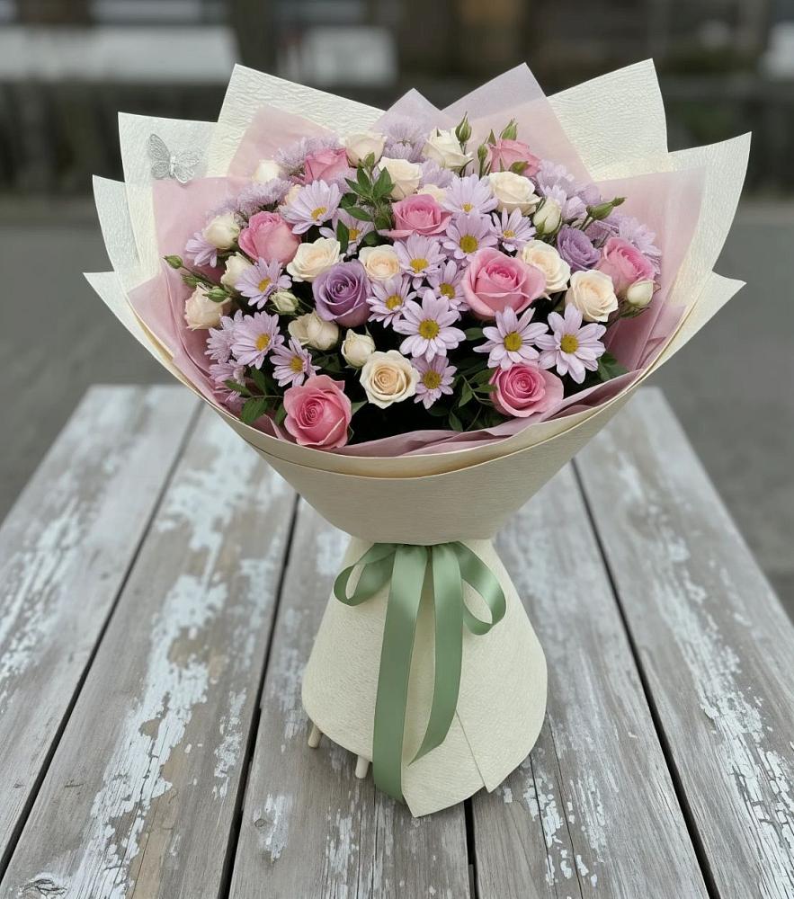 Букет цветов из: Розы и Хризантемы в Булгаково Башкортостан
