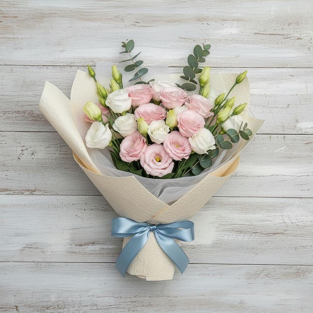 Букет цветов из: Лизиантусы в Булгаково Башкортостан